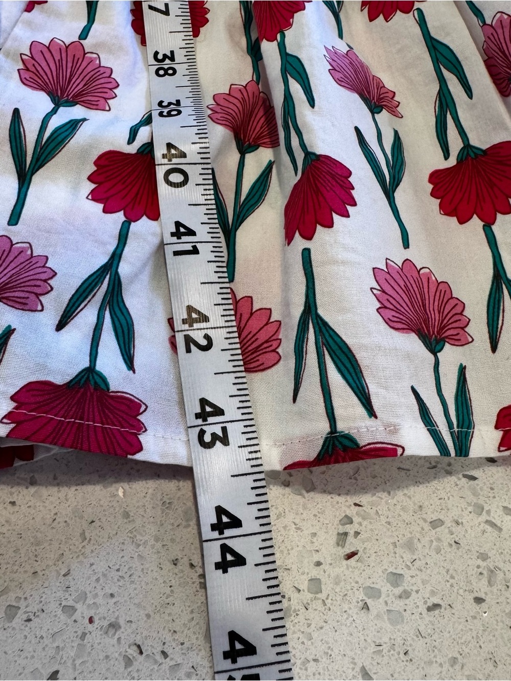 J.Crew Floral Puff Sleeve Midi Dress Size 8 White Pink Cotton Tiered Pockets - Picture 7 of 12